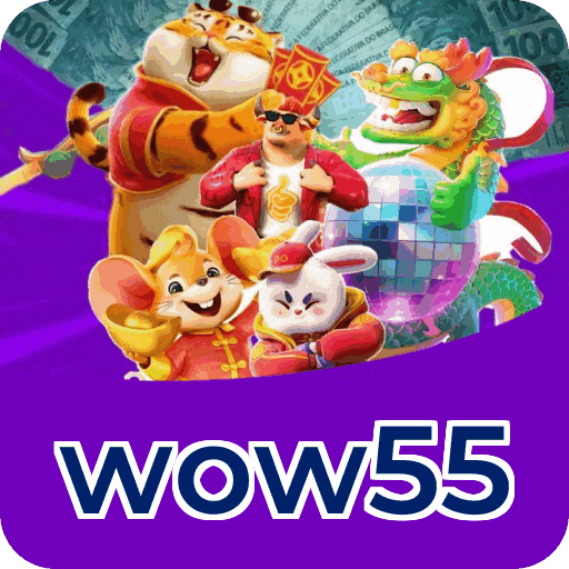 Material promocional do app wow55 — ilustração, não métricas auditadas nesta página